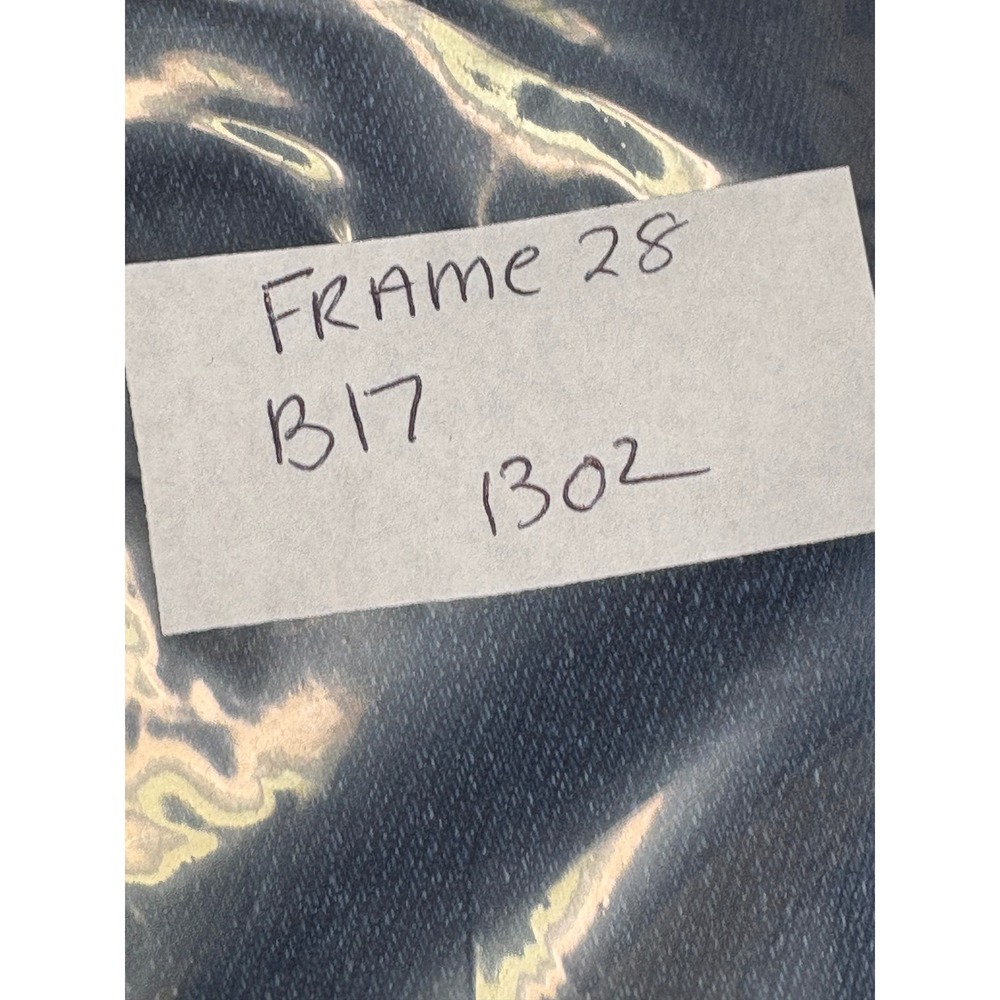 Frame Jeans Le Sylvie Crop Women‎ Size 28 Blue High Rise Distressed - Picture 11 of 11